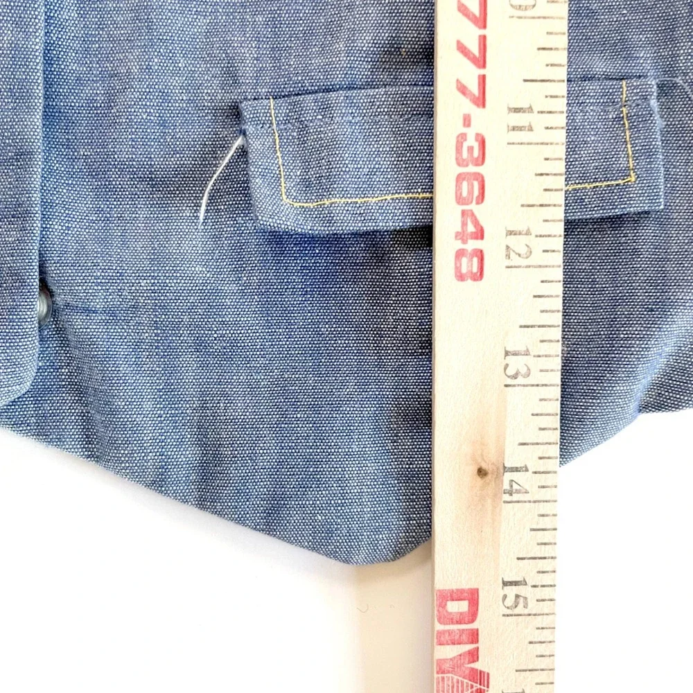 Denim Patchwork Scarecrow Vest Vintage 70s Sz 10 Kids Patchwork Quilted Boho